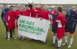 Coronation Street celebrating the 4 - 1 win sm.jpg